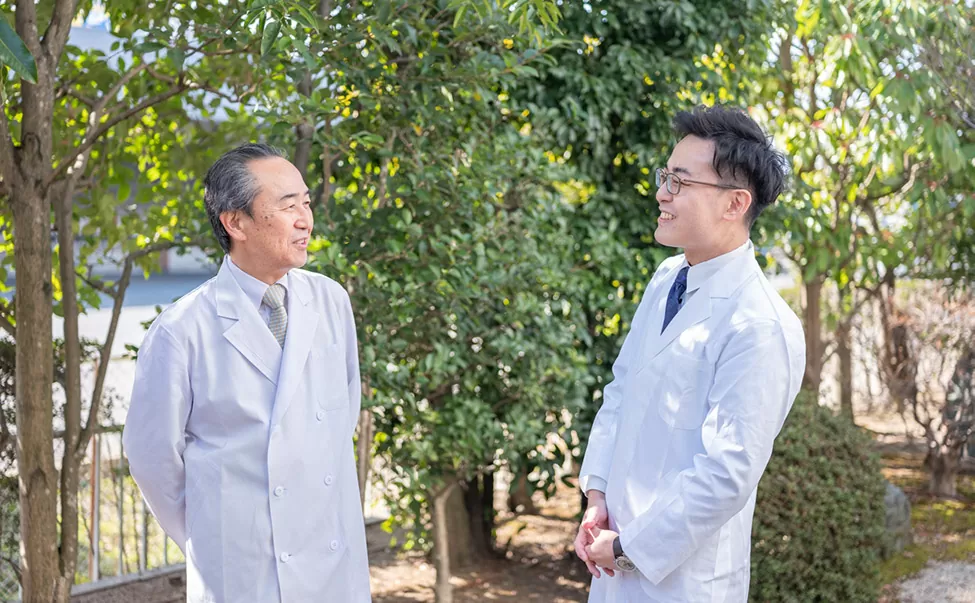 杉野雅啓先生と杉野佑樹院長